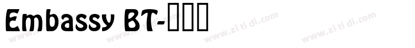 Embassy BT字体转换